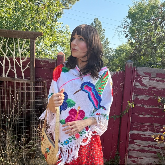 Vintage Beatnik, Hippie 1950’s-60’s Rattan Woven Bag - Picture 7 of 8